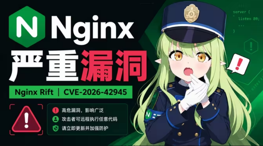 Nginx潜伏18年高危漏洞解读：无需密码即可远程控制服务器视频封面